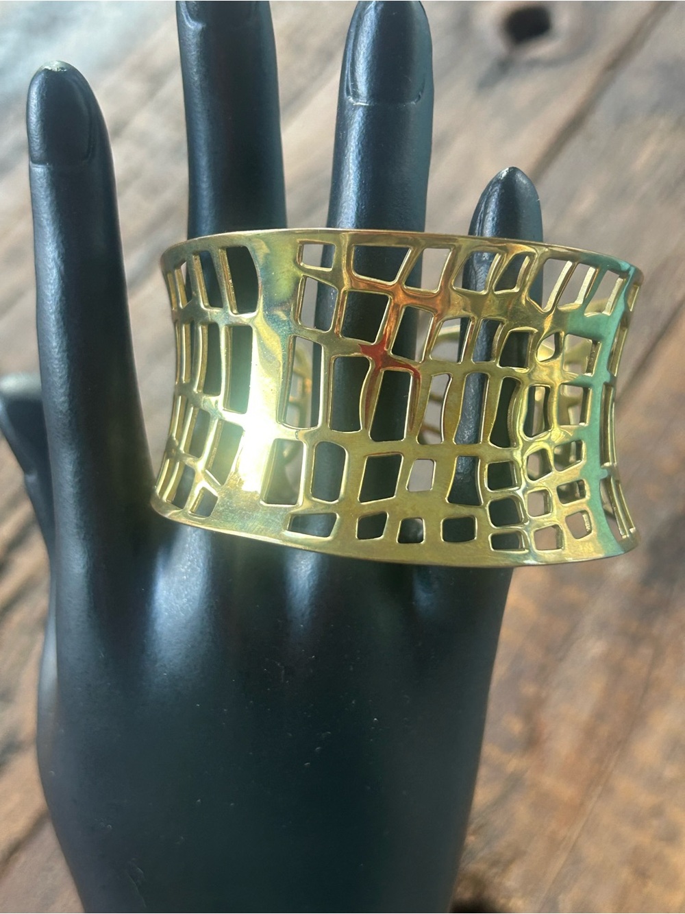 RLM Studio Retired Brass Lattice Cuff